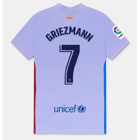 Jalkapallo Pelipaidat FC Barcelona Antoine Griezmann 7 Vieraspaita 2021-2022 Lyhythihainen